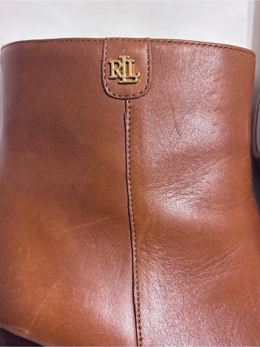 Stanley Brown Leather Wedge Ankle Boots - Picture 3 of 8